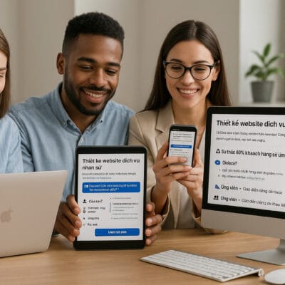 Thiết Kế Website Dịch Vụ Nhân Sự Chuyên Nghiệp – Tăng Khách Hàng