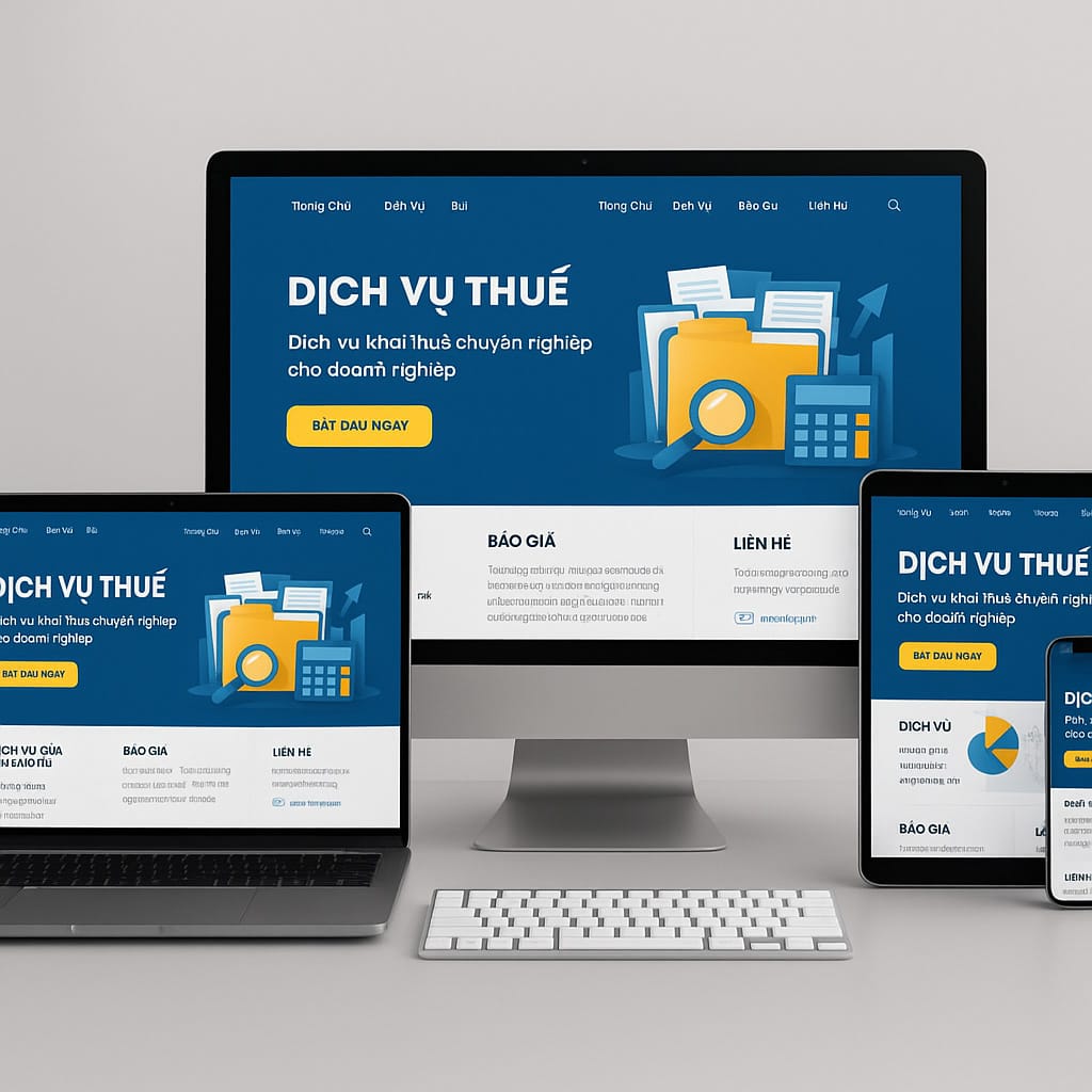 Thiết Kế Website Dịch Vụ Thuế Chuyên Nghiệp | Chuẩn SEO – Tối Ưu