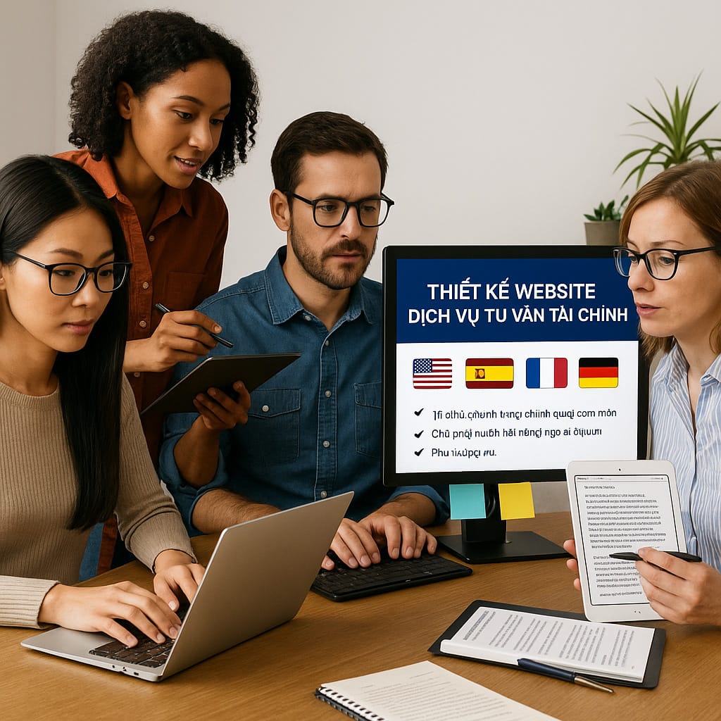 Thiết kế website dịch vụ tư vấn tài chính – Thu hút khách hàng tiềm năng