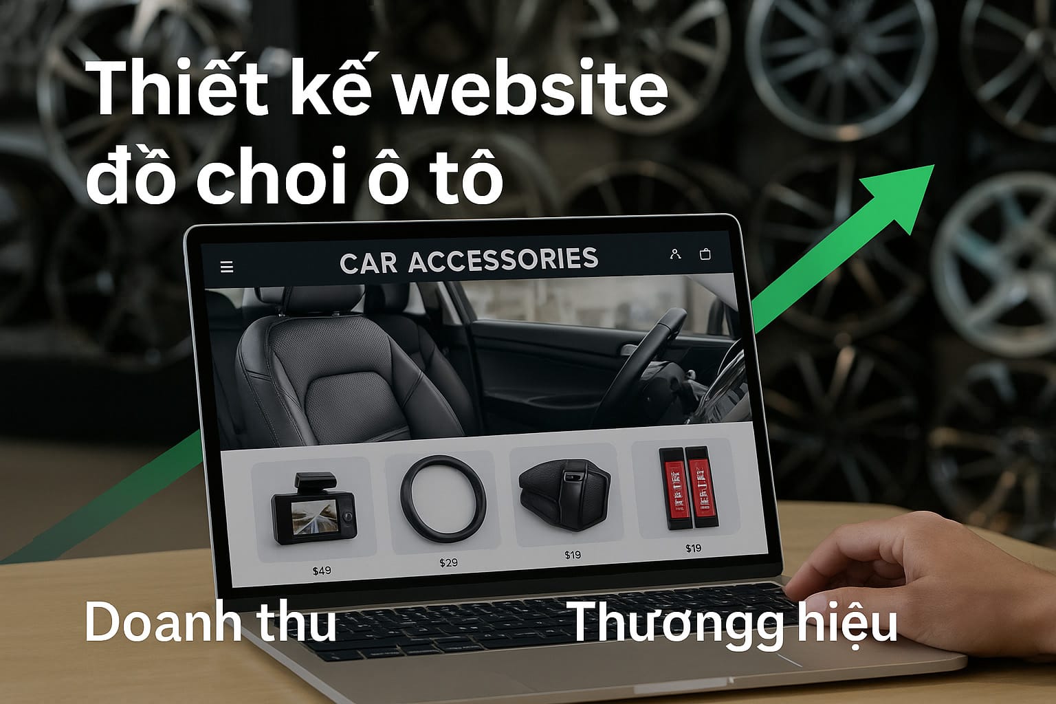 Thiết kế website đồ chơi ô tô – Bứt phá doanh thu cho ngành phụ kiện