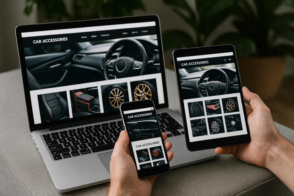 Thiết kế website đồ chơi ô tô – Bứt phá doanh thu cho ngành phụ kiện