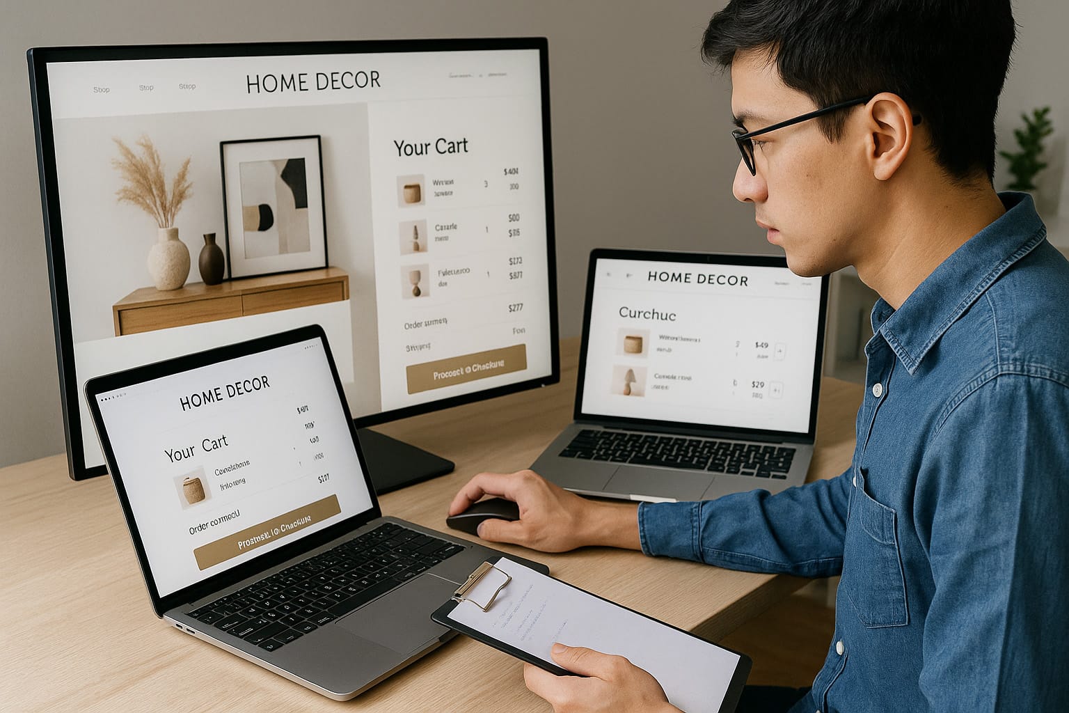 Thiết kế website đồ trang trí nội thất – Cửa hàng không gian online