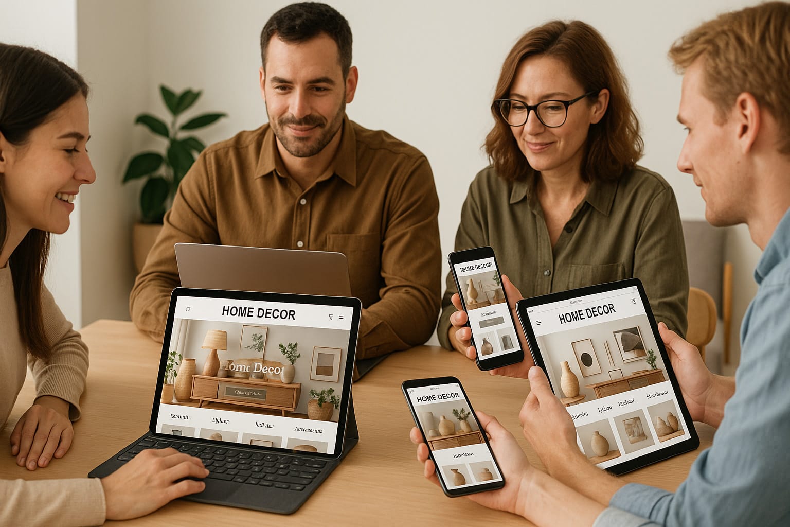 Thiết kế website đồ trang trí nội thất – Cửa hàng không gian online