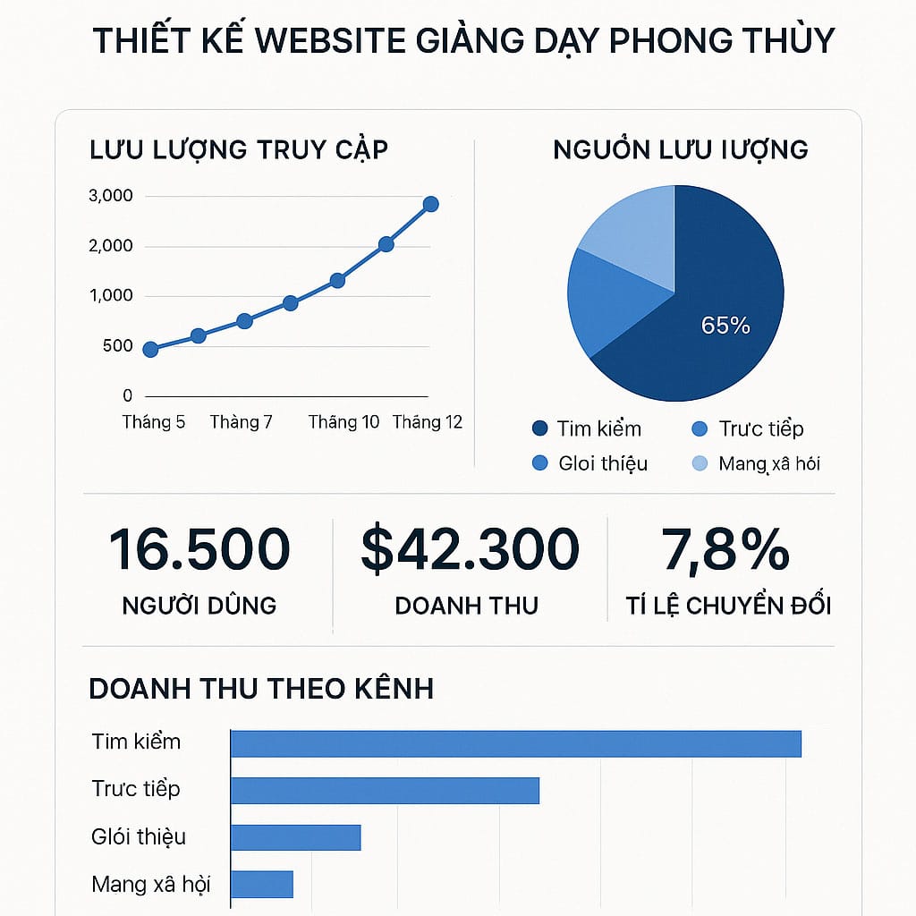 Thiết kế Website Giảng dạy Phong thủy Chuẩn SEO, Chuyên Nghiệp