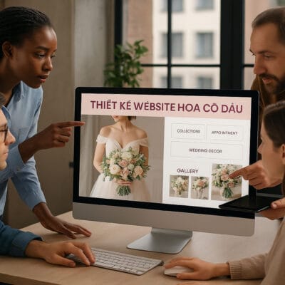 Thiết Kế Website Hoa Cô Dâu – Giao Diện Cảm Xúc, Tăng Đơn Hàng Cưới