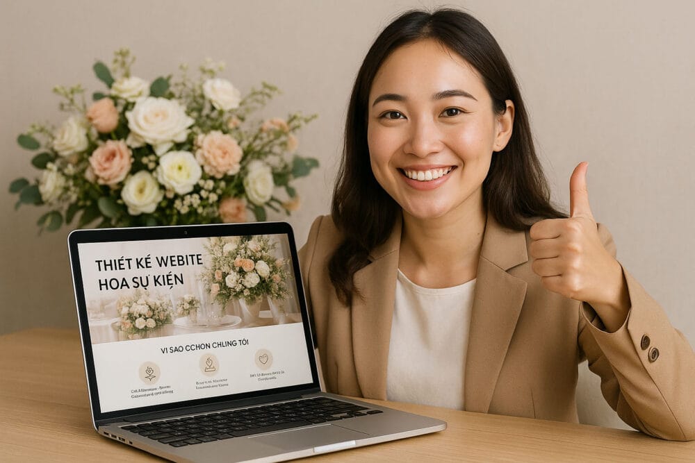 Thiết Kế Website Hoa Sự Kiện – Tăng Đơn Hàng Chuyên Nghiệp
