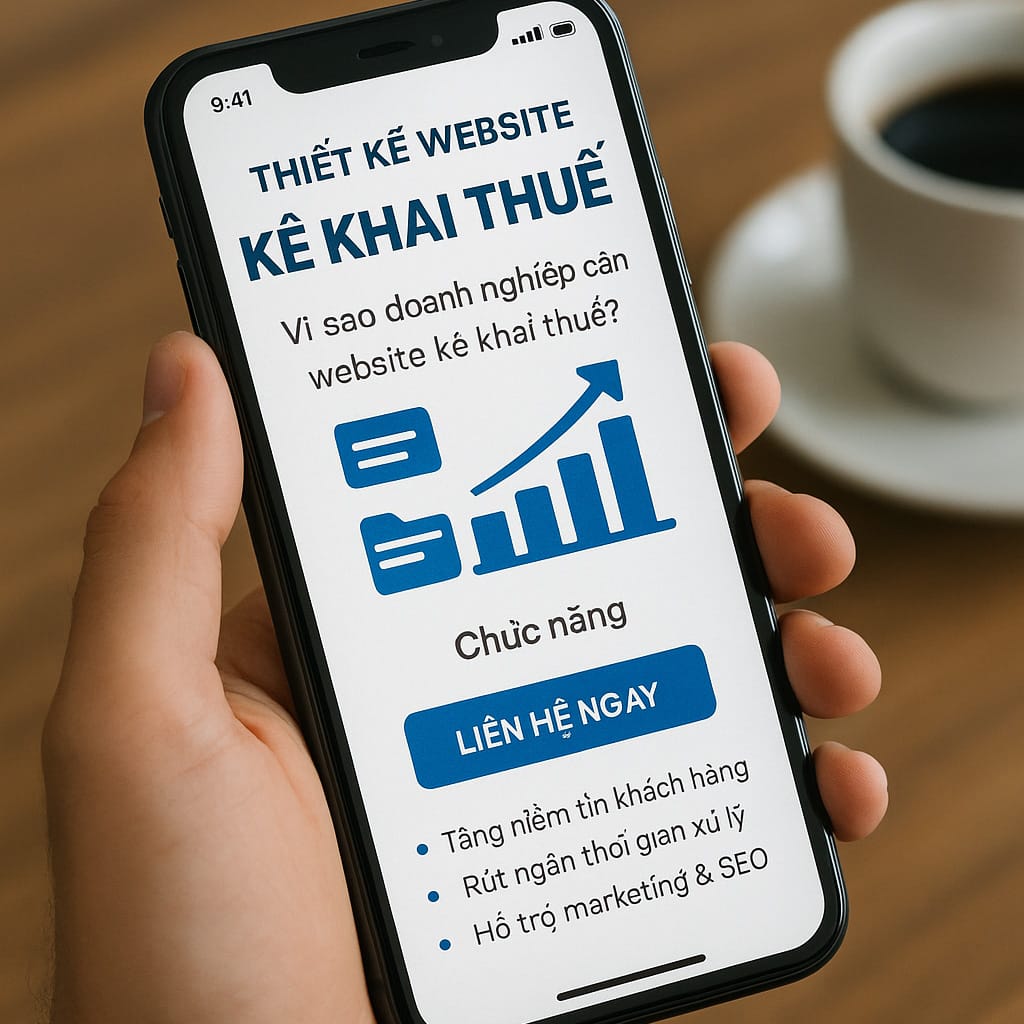 Thiết Kế Website Kê Khai Thuế Chuẩn SEO | Giao Diện Chuyên Nghiệp