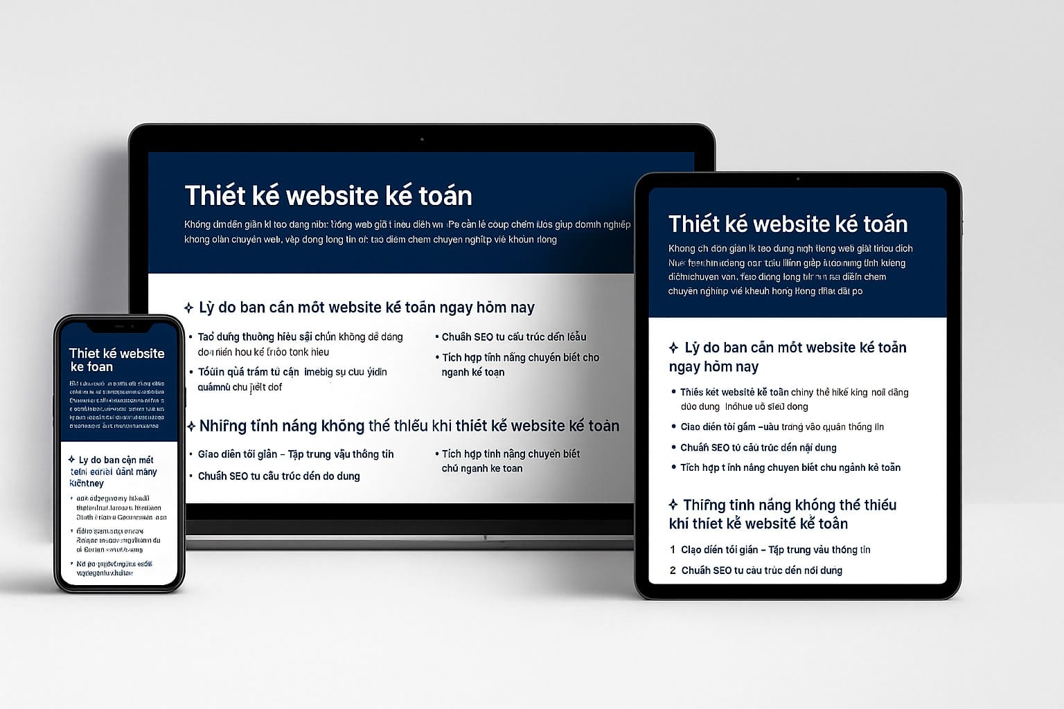 Thiết Kế Website Kế Toán Chuyên Nghiệp | Chuẩn SEO – Tối Ưu
