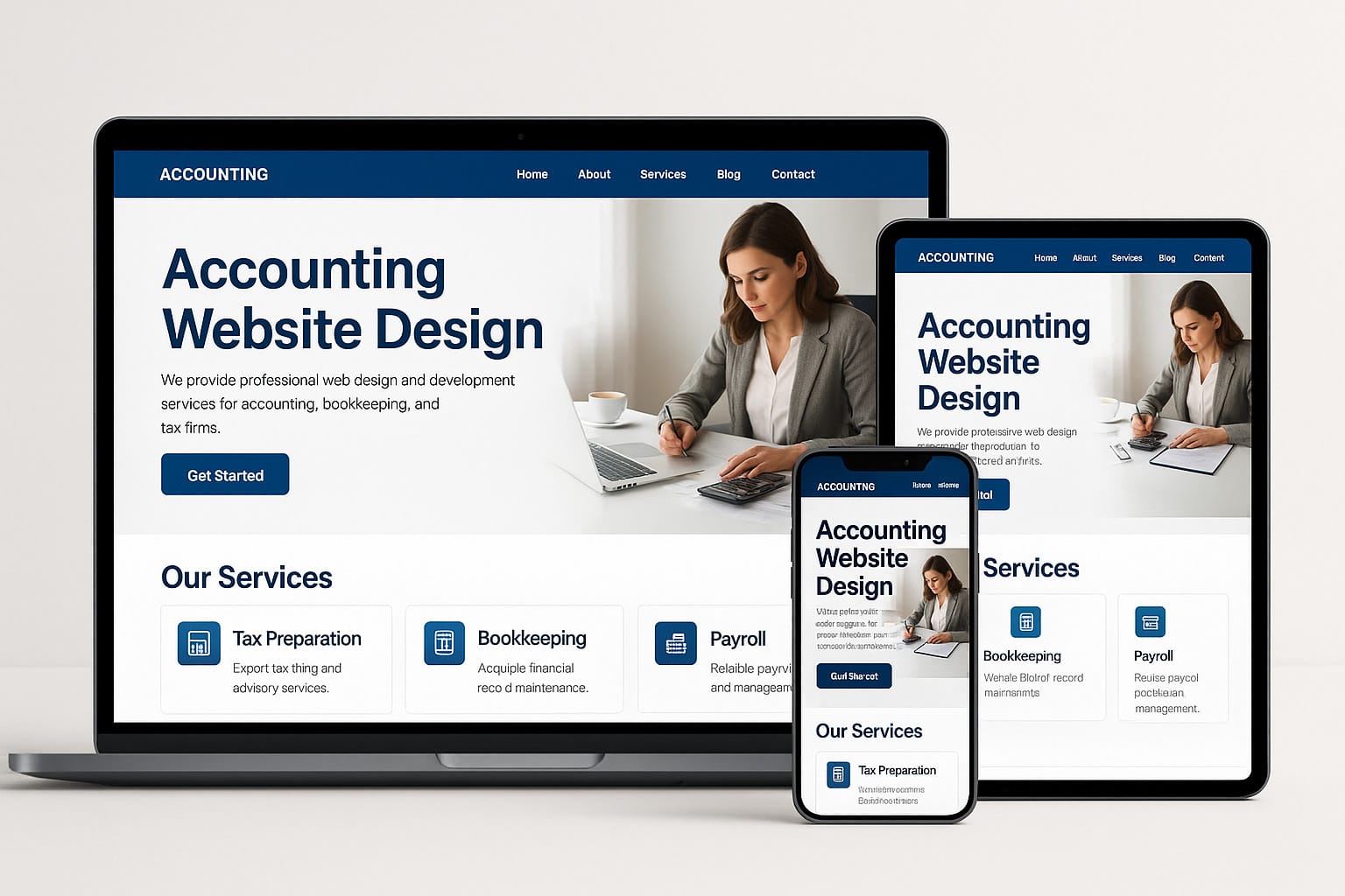 Thiết kế website Kế toán – Tăng uy tín và thu hút khách hàng tiềm năng