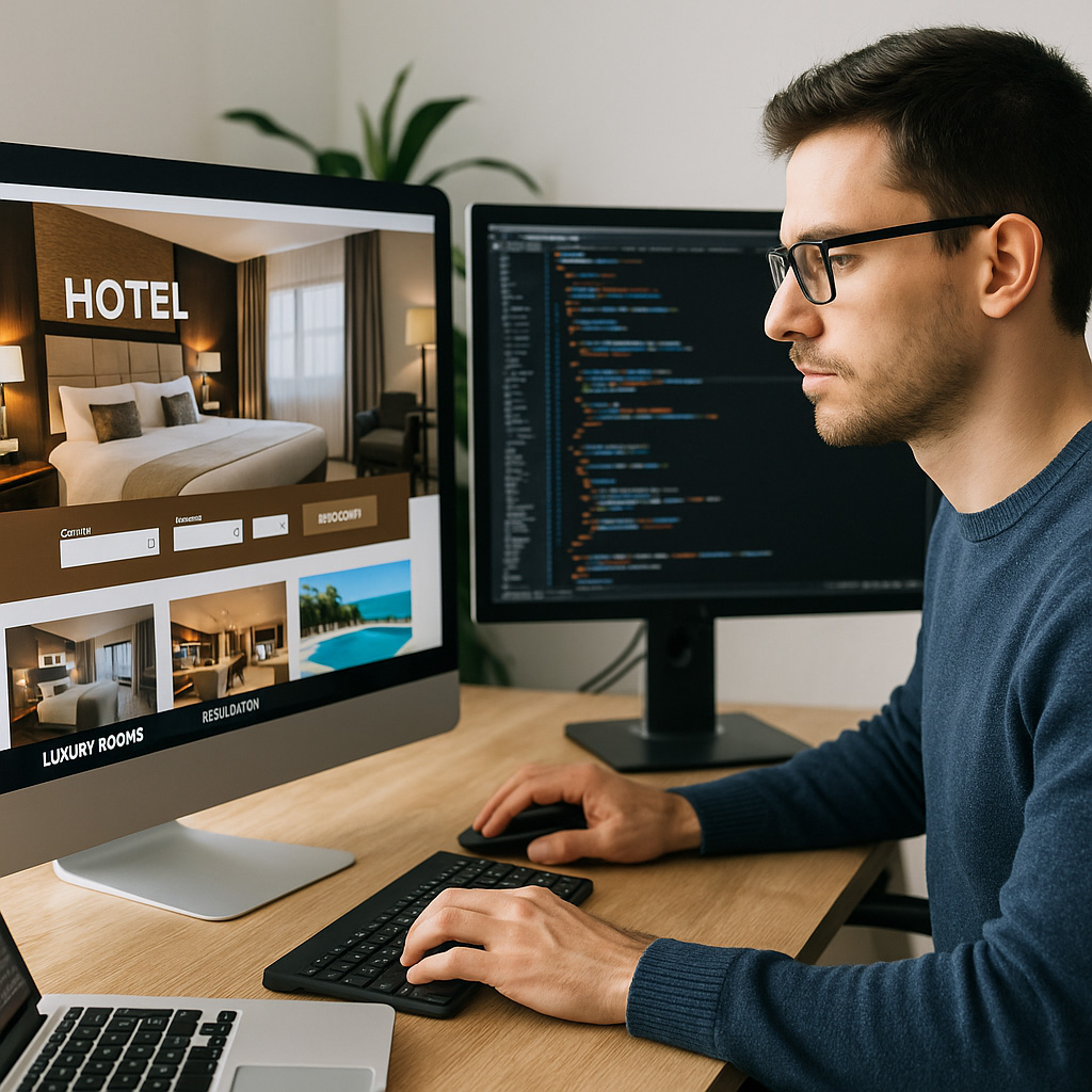 Thiết kế website khách sạn – Doanh thu từ đặt phòng trực tuyến