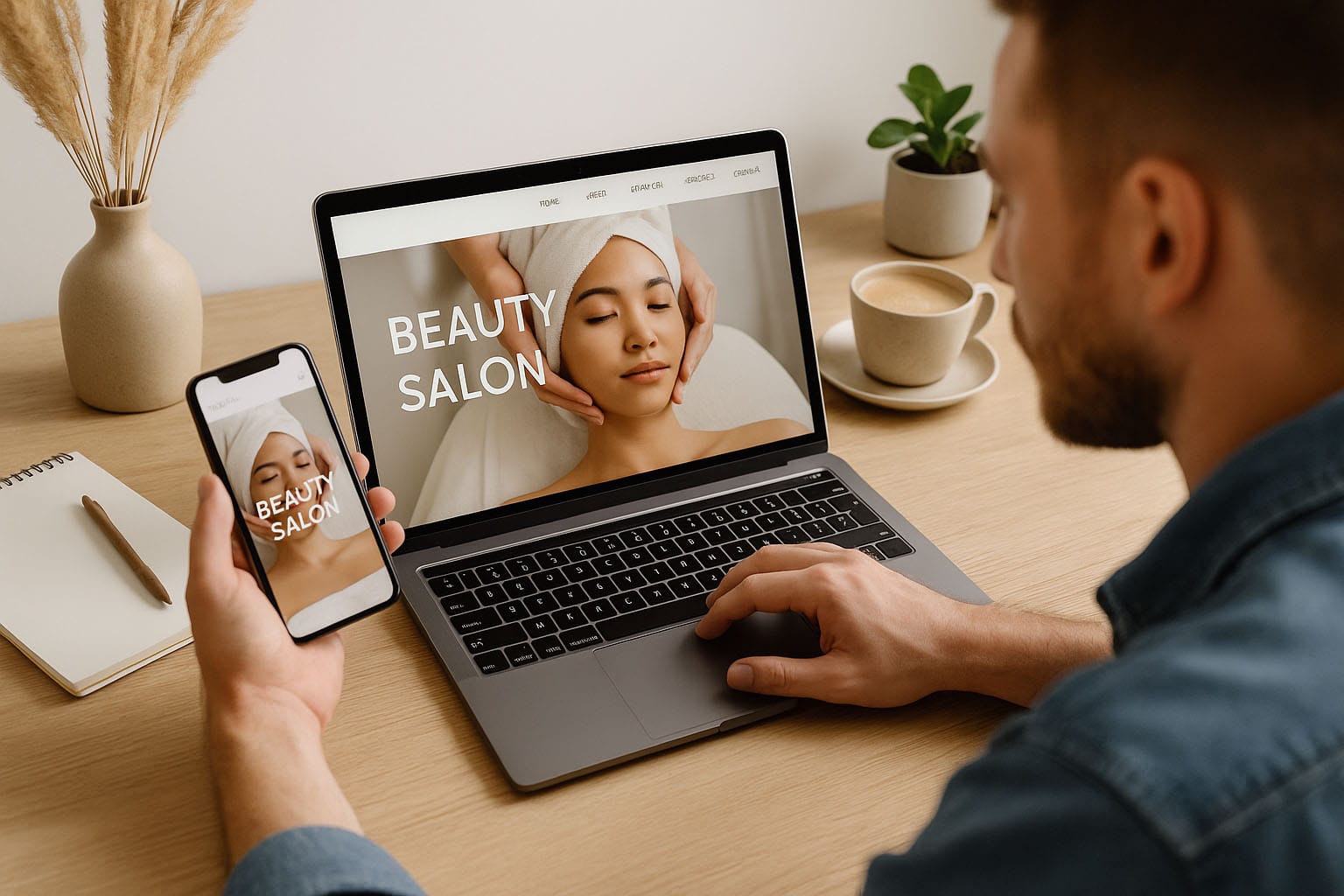 Thiết kế website Làm Đẹp – Thương hiệu chăm sóc sắc đẹp