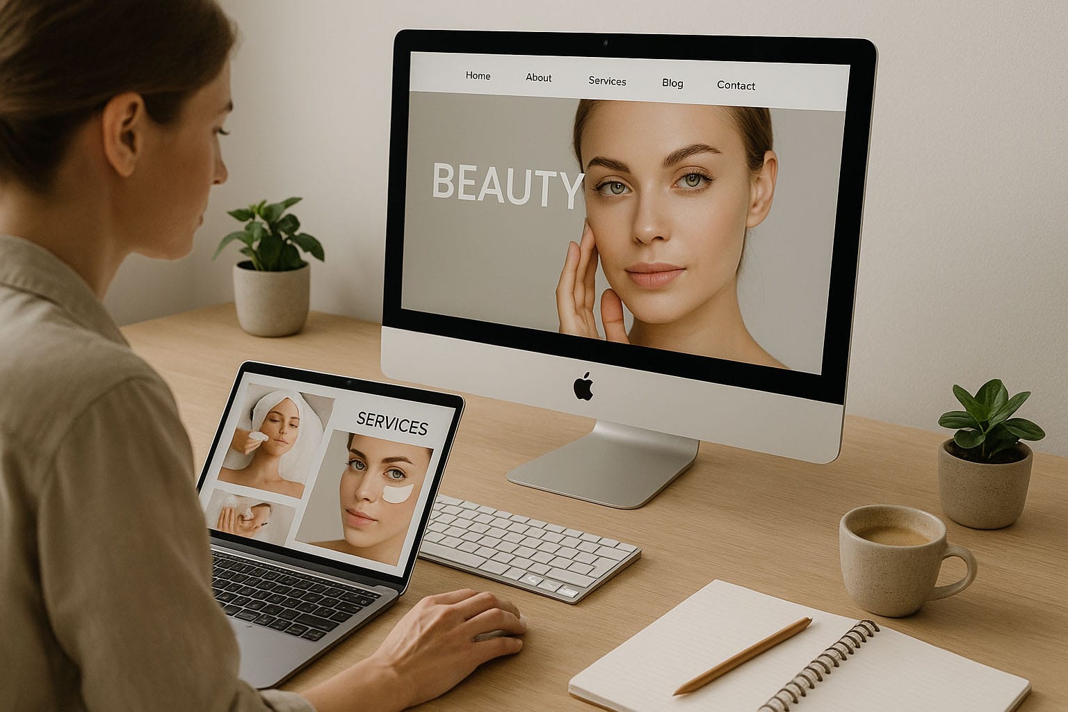 Thiết kế website Làm Đẹp – Thương hiệu chăm sóc sắc đẹp