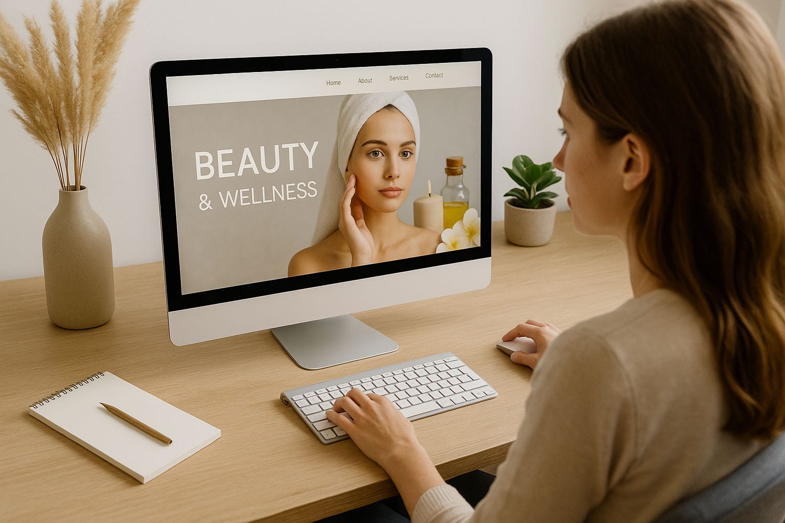 Thiết kế website Làm Đẹp – Thương hiệu chăm sóc sắc đẹp