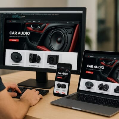 Thiết kế website loa ô tô – Khởi đầu cho thương hiệu âm thanh xe hơi