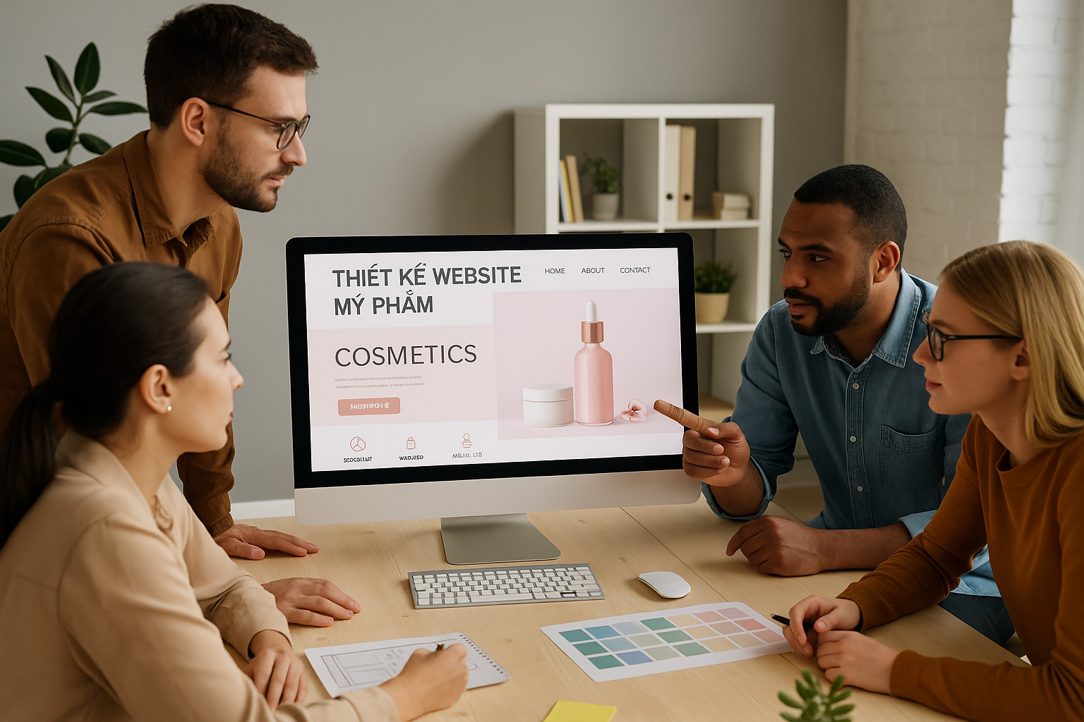 Thiết Kế Website Mỹ Phẩm Chuẩn SEO – Tăng Doanh Số Ngay Hôm Nay