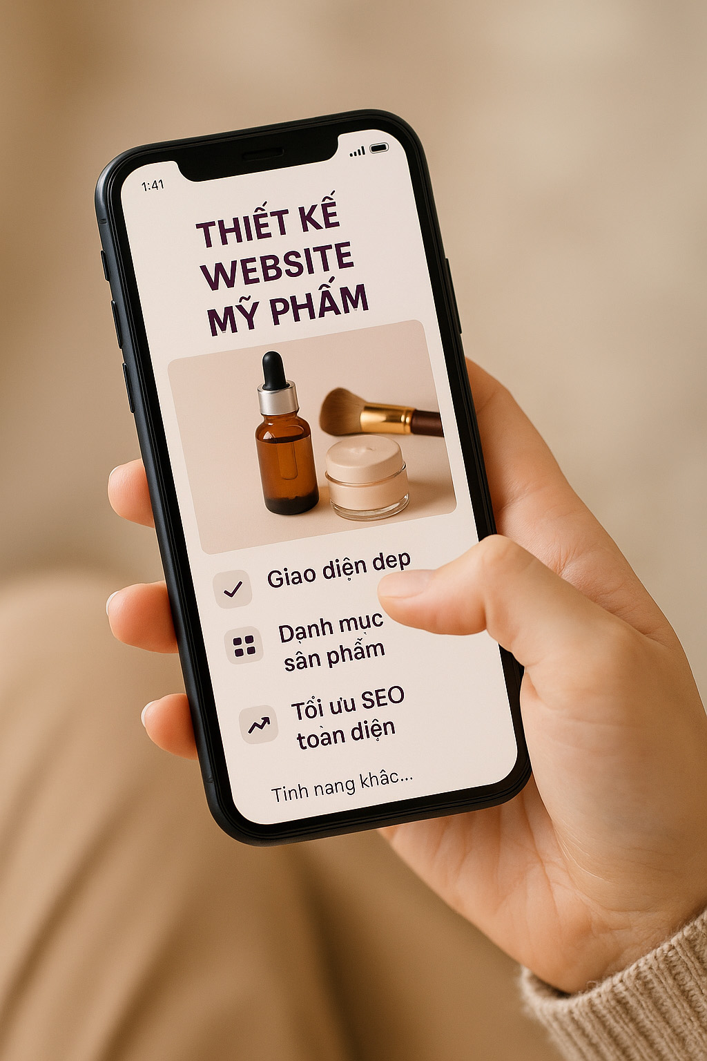 Thiết Kế Website Mỹ Phẩm Chuẩn SEO – Tăng Doanh Số Ngay Hôm Nay