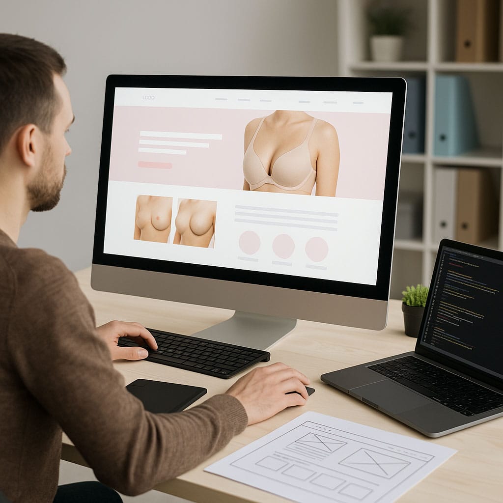 Thiết kế website nâng ngực – Thương hiệu thẩm mỹ viện chuyên sâu