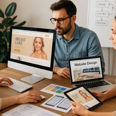 Thiết kế website nâng ngực – Thương hiệu thẩm mỹ viện chuyên sâu
