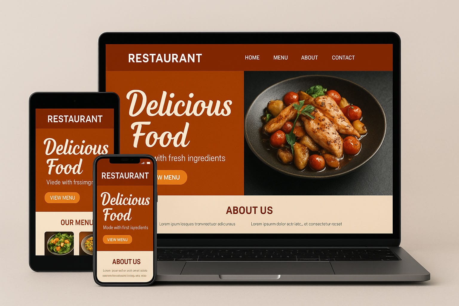 Thiết Kế Website Nhà Hàng Chuẩn SEO – Giao Diện Đẹp, Tối Ưu Google