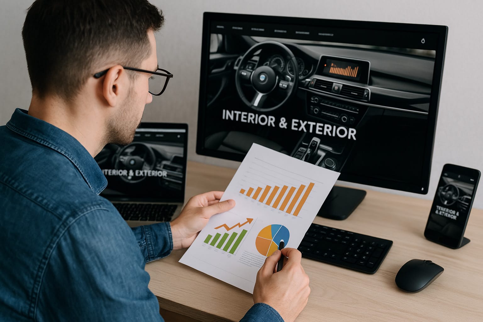 Thiết kế website nội ngoại thất ô tô – Lợi thế cạnh tranh nền tảng số