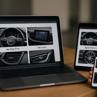 Thiết kế website nội ngoại thất ô tô – Lợi thế cạnh tranh nền tảng số