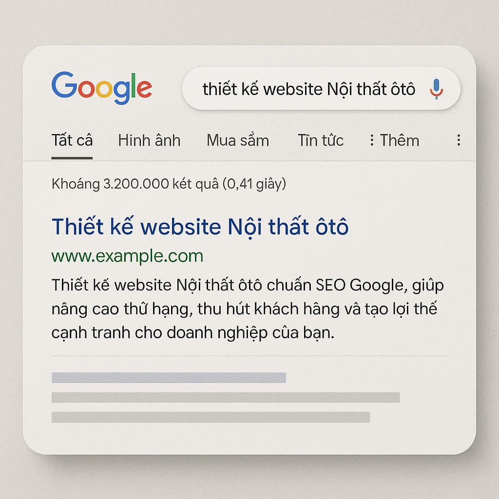 Thiết kế website nội thất ô tô – Tăng trưởng doanh số và thương hiệu