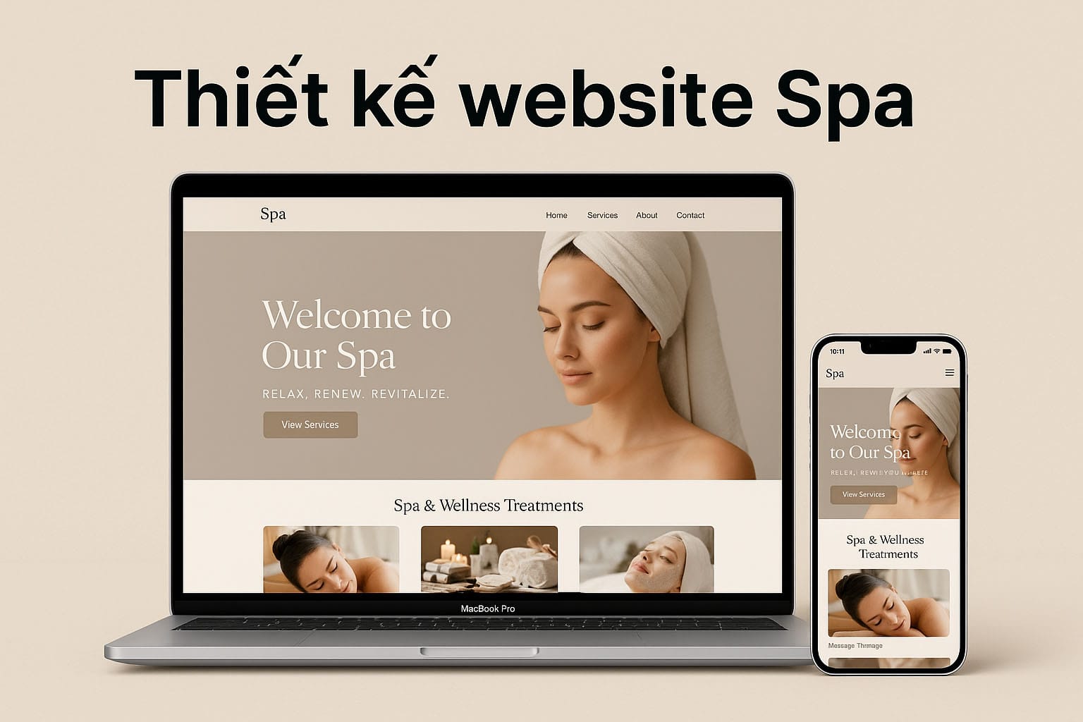 Thiết kế website Spa – Bí quyết chạm tới trái tim khách hàng