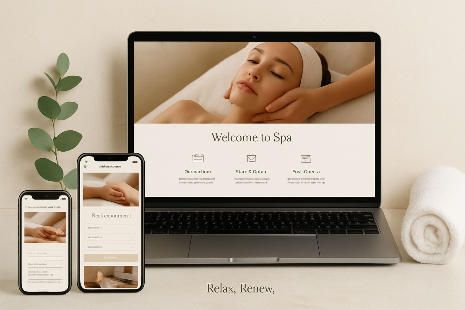 Thiết kế website Spa – Bí quyết chạm tới trái tim khách hàng