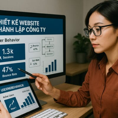 Thiết kế website thành lập công ty – Tăng trưởng thời đại số