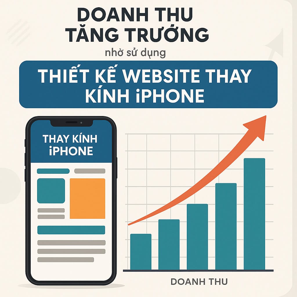 Thiết Kế Website Thay Kính iPhone Chuẩn SEO – Giao Diện Đẹp