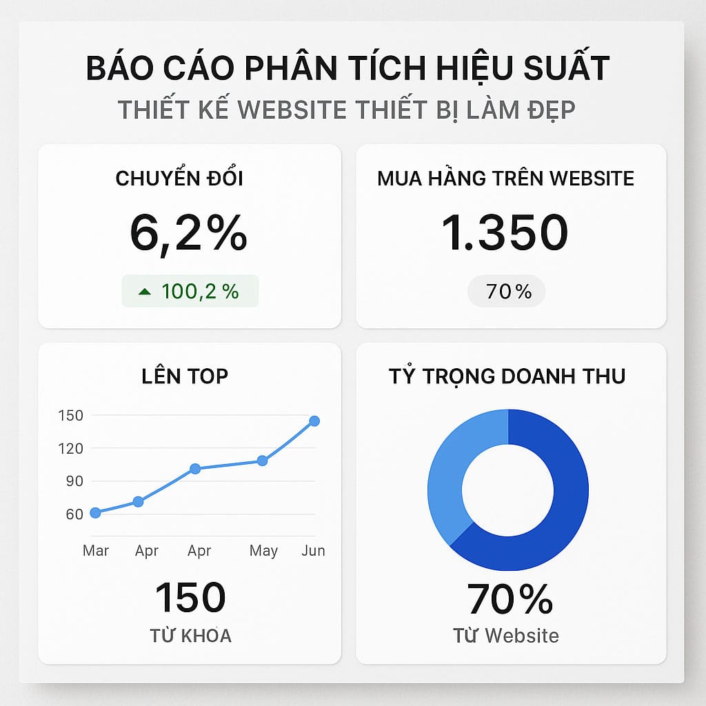 Thiết Kế Website Thiết Bị Làm Đẹp – Chuẩn SEO, Giao Diện Sang Trọng