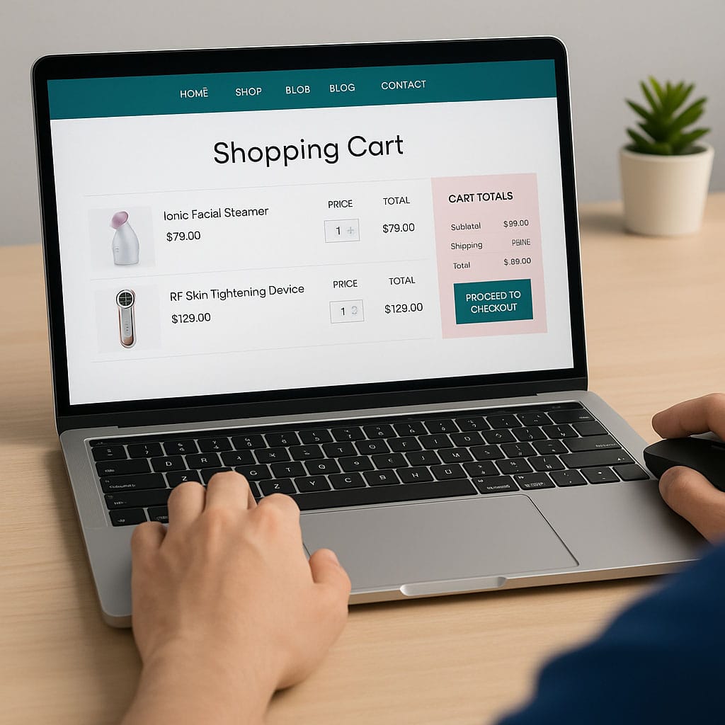 Thiết Kế Website Thiết Bị Làm Đẹp – Chuẩn SEO, Giao Diện Sang Trọng