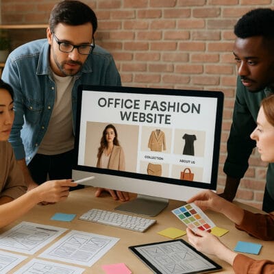 Thiết kế website thời trang công sở – Thương hiệu cho ngành may mặc