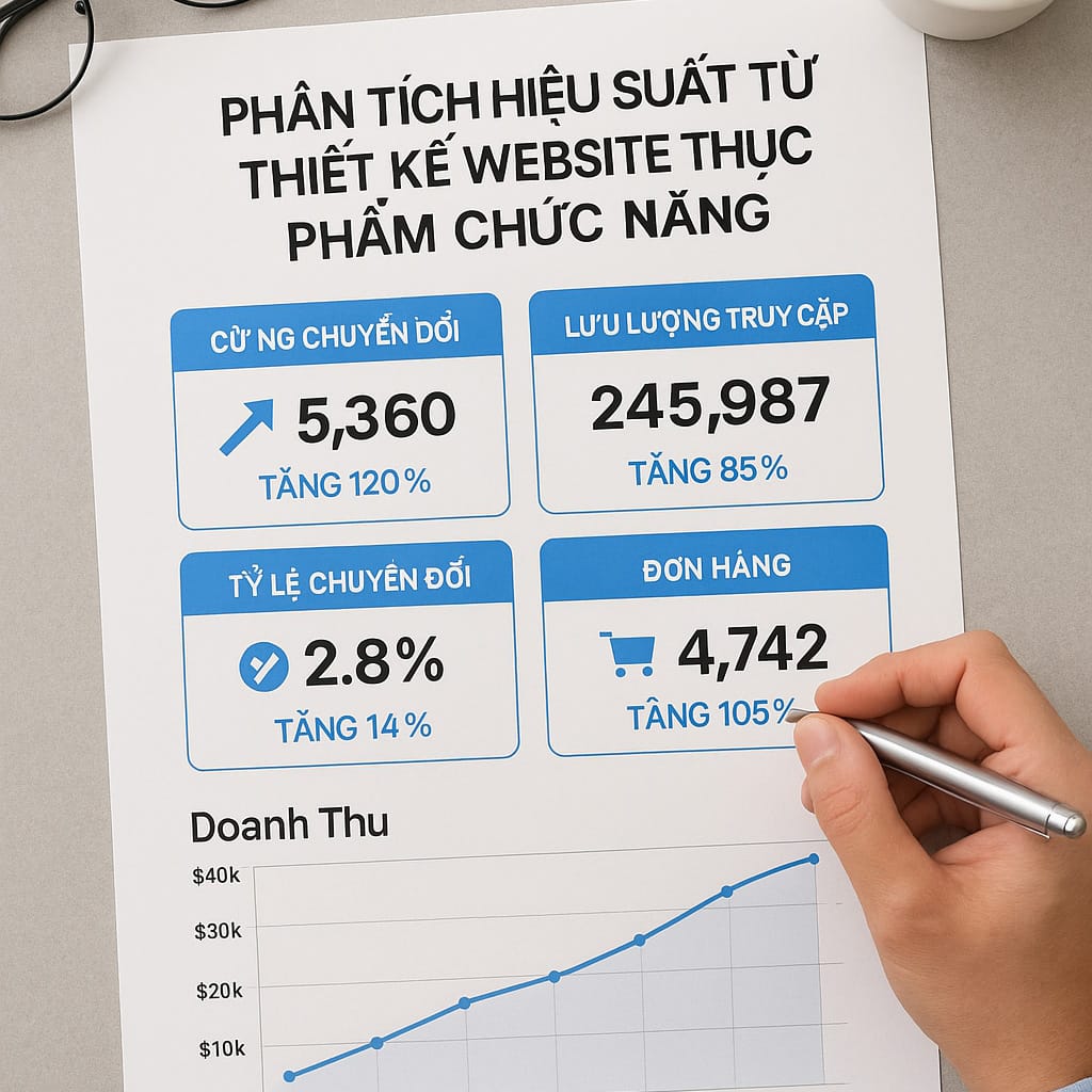 Thiết Kế Website Thực Phẩm Chức Năng – Bứt Phá Doanh Thu