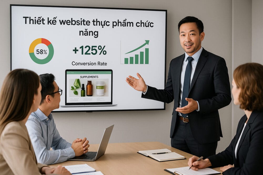 Thiết Kế Website Thực Phẩm Chức Năng Chuẩn SEO