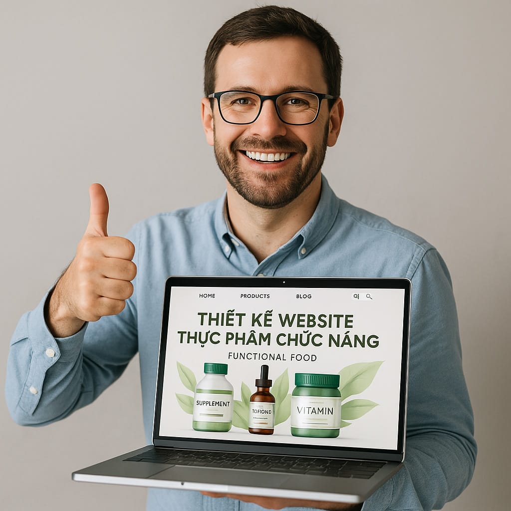 Thiết Kế Website Thực Phẩm Chức Năng Chuẩn SEO