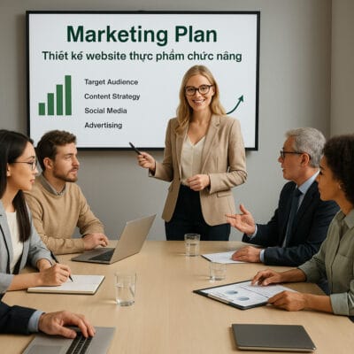 Thiết kế website thực phẩm chức năng – Thương hiệu cho sức khỏe