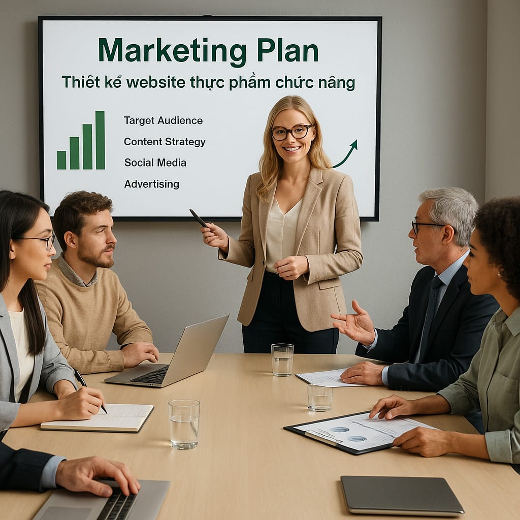 Thiết kế website thực phẩm chức năng – Thương hiệu cho sức khỏe