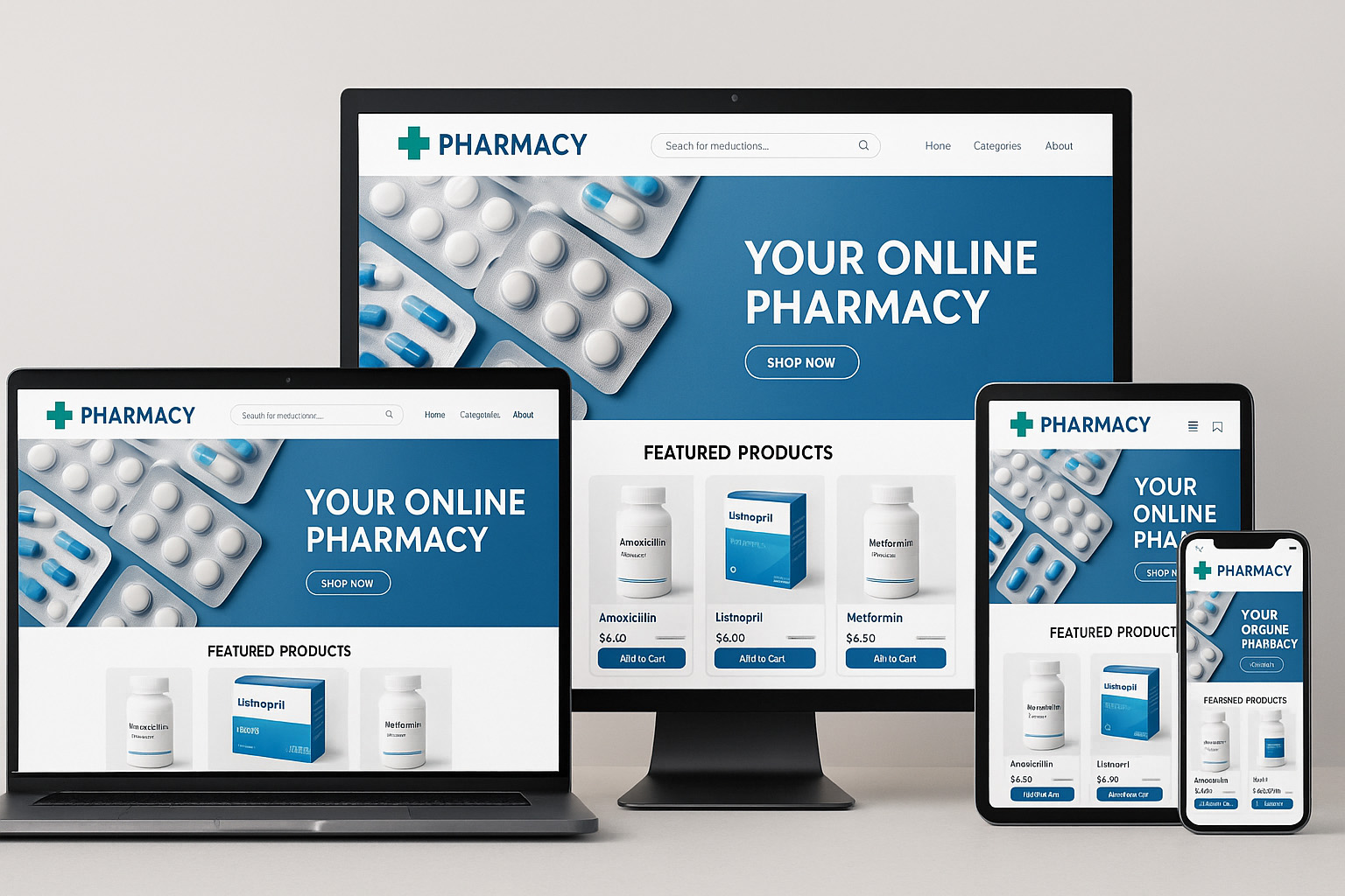 Thiết Kế Website Thuốc Tây Chuẩn SEO – Tăng Hiển Thị & Doanh Thu