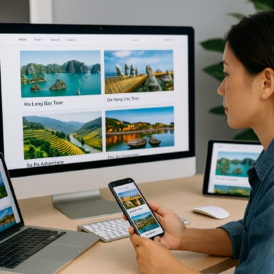 Thiết kế Website Tour Du Lịch Trong Nước – Tăng Doanh Thu Bền Vững