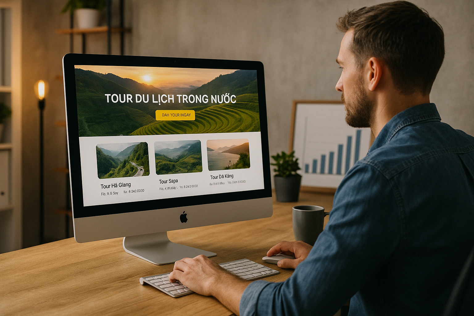 Thiết kế website tour du lịch trong nước – Tăng trưởng bền vững
