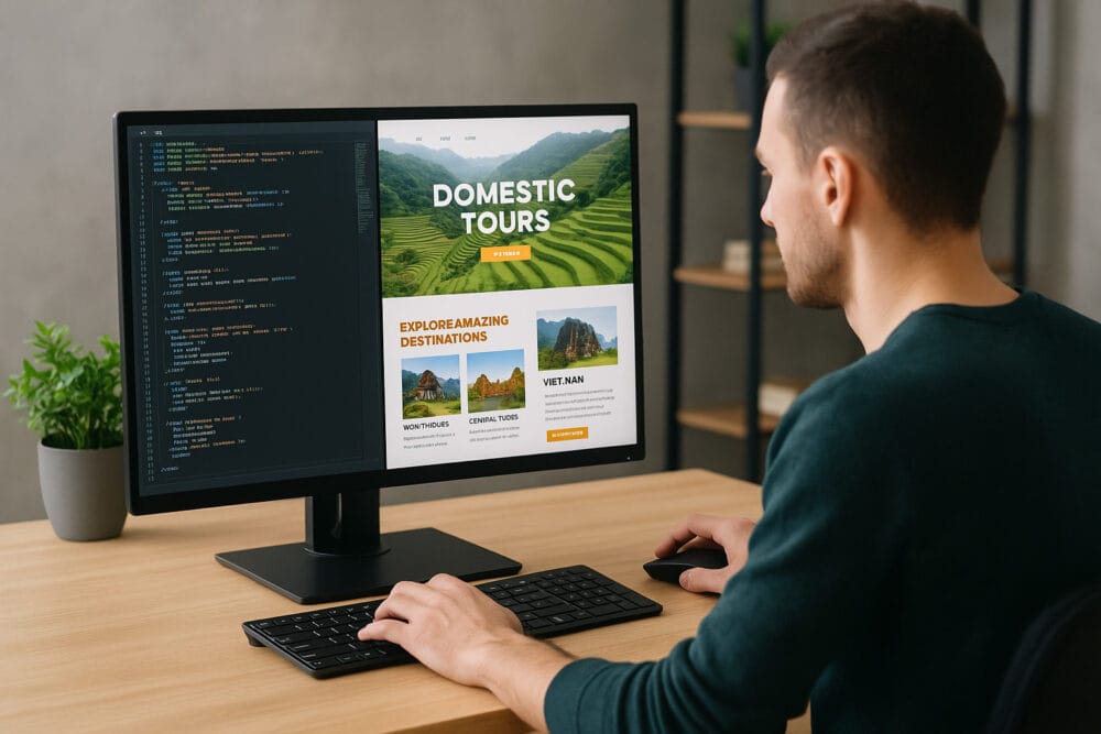 Thiết kế website tour du lịch trong nước – Tăng trưởng bền vững