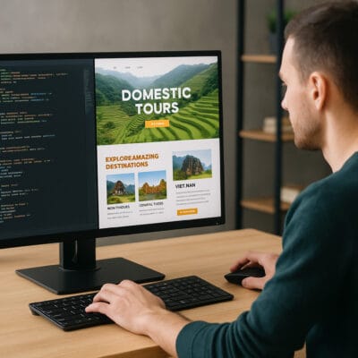 Thiết kế website tour du lịch trong nước – Tăng trưởng bền vững