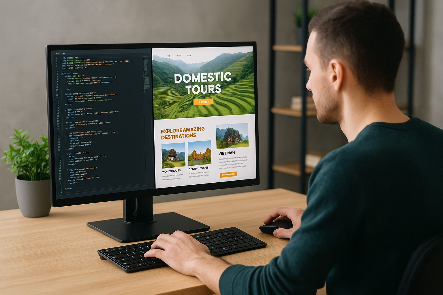 Thiết kế website tour du lịch trong nước – Tăng trưởng bền vững