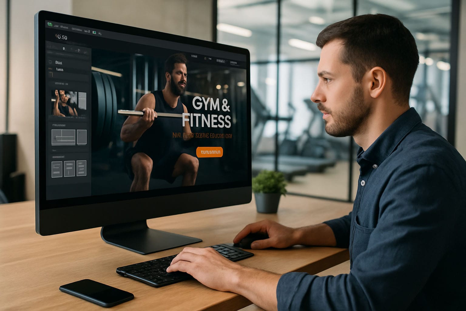 Thiết Kế Website Trung Tâm Tập Thể Hình