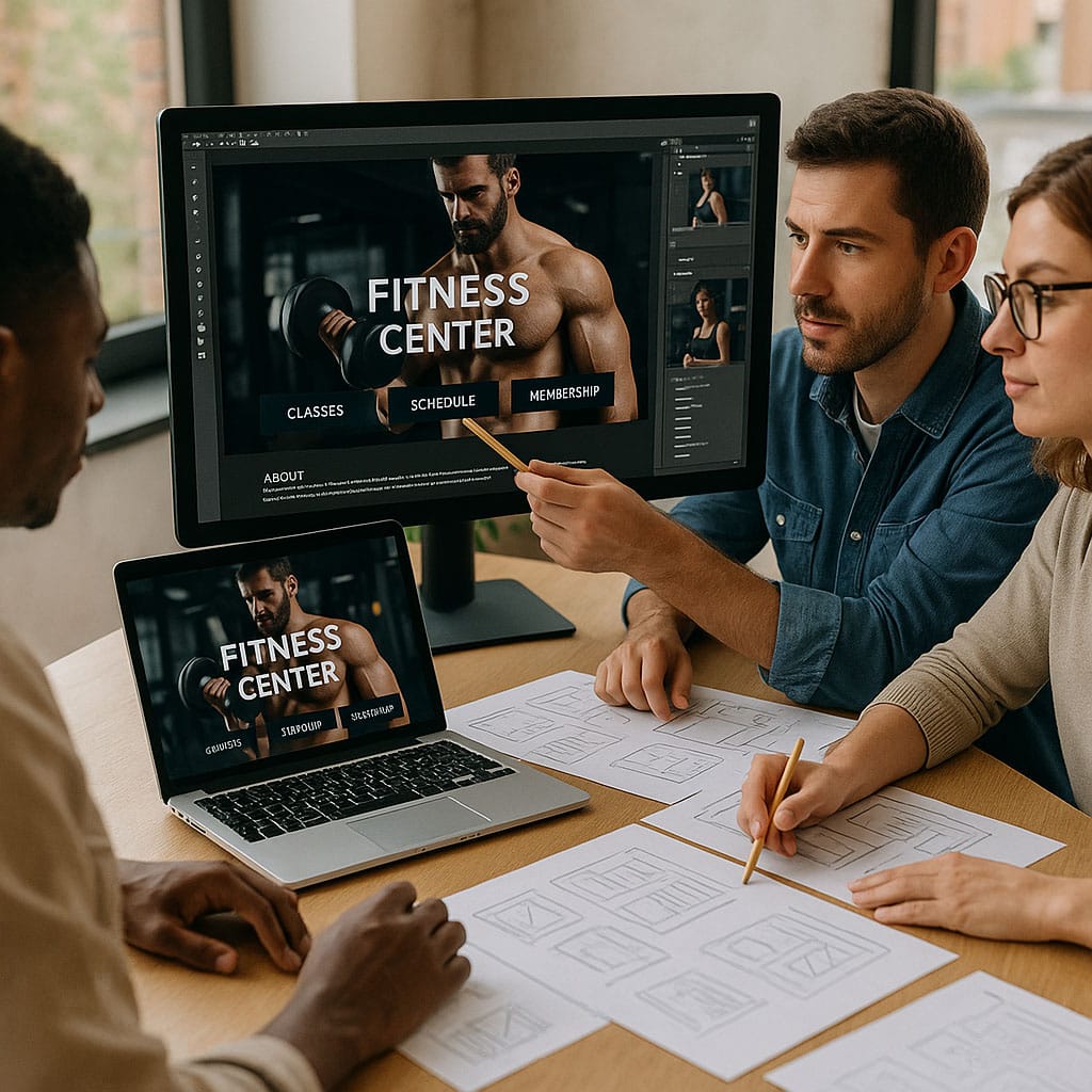 Thiết Kế Website Trung Tâm Tập Thể Hình
