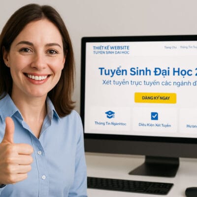 Thiết Kế Website Tuyển Sinh Đại Học | Tăng 300% Hồ Sơ Online