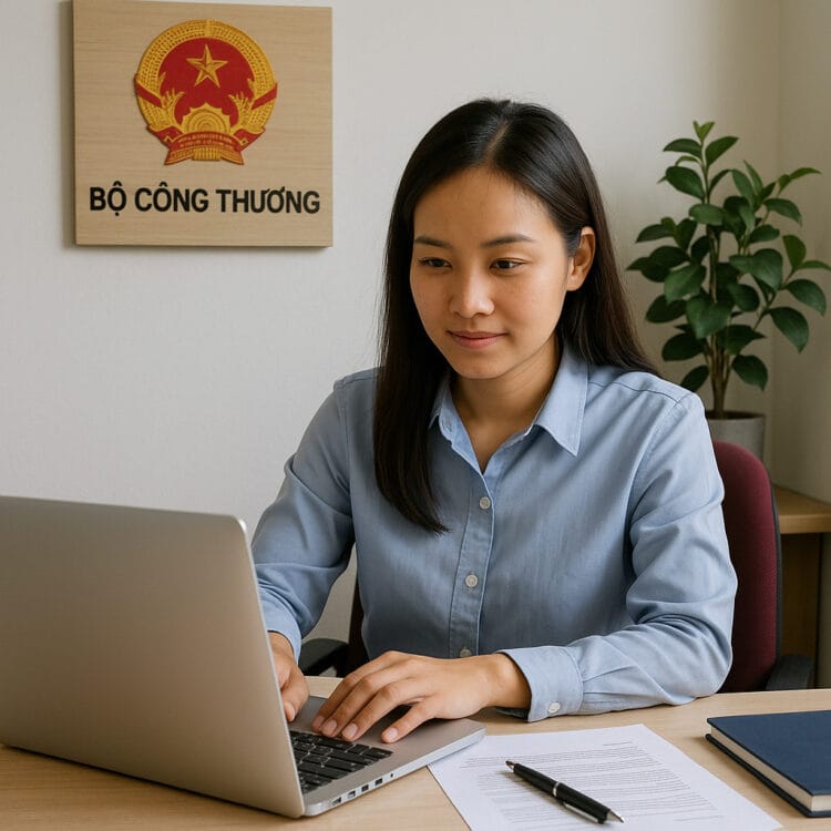Bài viết chính sách mẫu để đăng kí với bộ công thương