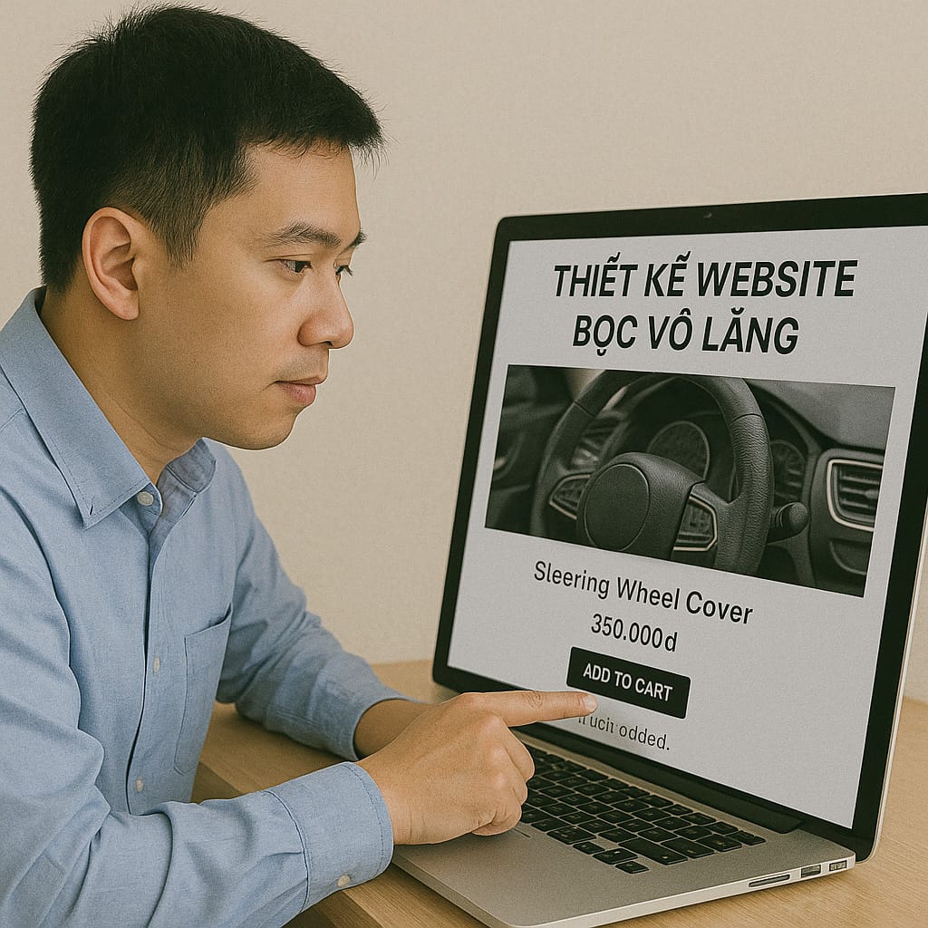 Thiết Kế Website Bọc Vô Lăng Chuẩn SEO – Thu Hút Khách Hàng