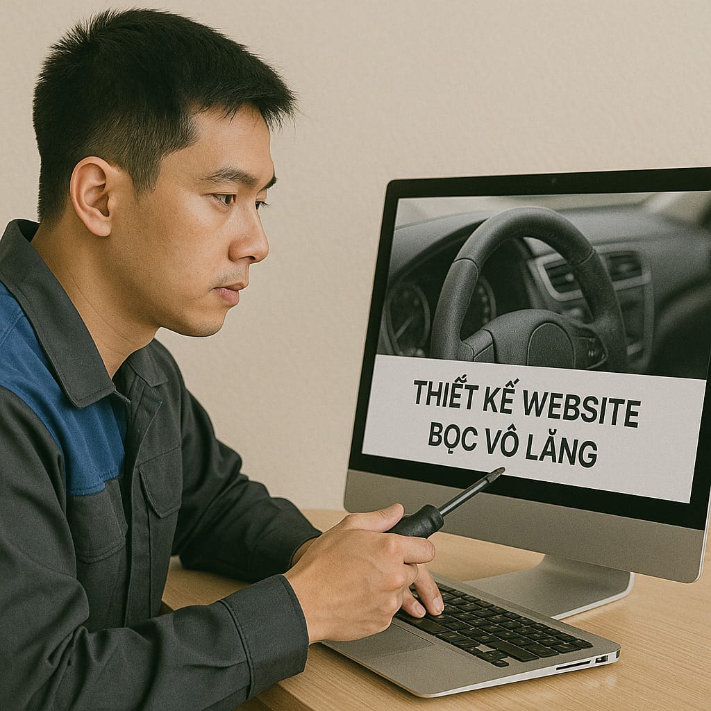 Thiết Kế Website Bọc Vô Lăng Chuẩn SEO – Thu Hút Khách Hàng